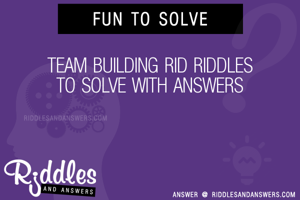 team problem solving riddles